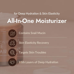 MIZON snail repair cream box packaging presents a trusted daily moisturizer concept
