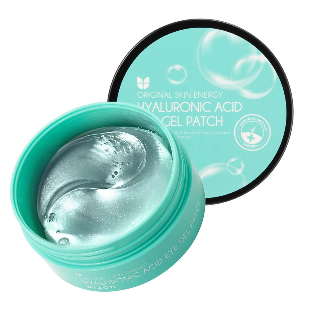 MIZON Triple Hyaluronic Eye Patches packaging promotes convenient hydration