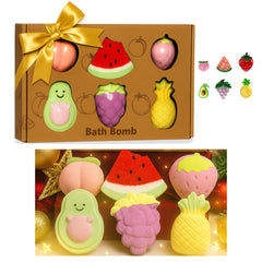 MJ Moijoy XL fruit bath bomb strawberry reveals a toy for imaginative bath time