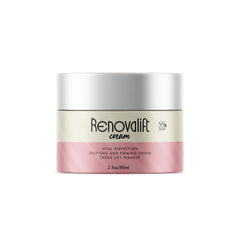 MJO Renovalift face cream bottle shown for daily hydration and skincare routine
