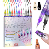MKNZOME precision-tip nail art pen for intricate detailing and clean lines.