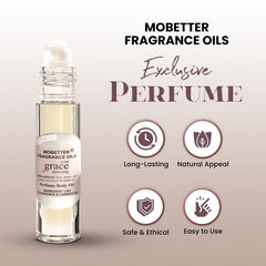 MOBETTER Aceite de fragancia 100% puro sin alcohol para piel sensible.