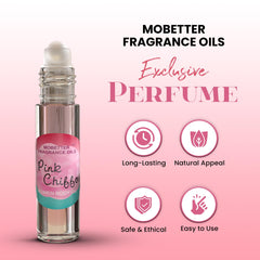 MOBETTER FRAGRANCE OILS Pink Chiffon on vanity supports daily fragrance ritual.
