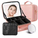 Mocado travel makeup bag with LED mirror for on-the-go makeup checks