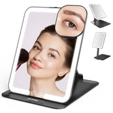 Mocado travel makeup mirror with light front view for precise makeup on the go.