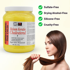 MODA Cholesterol Deep Conditioning Cream texture swatch reveals rich conditioning.