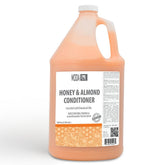 MODA Honey Almond conditioner bottle showing color-safe formula for all hair types