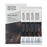 MODA MODA water coloring dye packet opened for easy single-use application