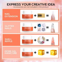 Modelones 100 nail forms for easy at-home extensions