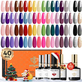 Modelones gel nail color swatches show 36-color range for DIY manicures.