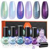 Modelones Chameleon green glitter polish for vibrant, long-lasting color