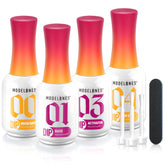 Modelones Dip Powder Liquid Set base coat emphasizes strong adhesion for a pristine manicure
