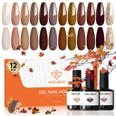 Modelones gel polish bottle close-up for versatile at-home manicures.