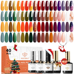 Modelones gel nail polish set colors display with vibrant shades for DIY manicures