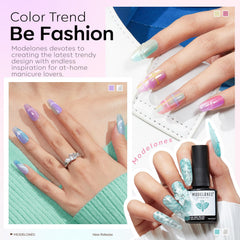 Modelones pastel yellow jelly swatch adds sunny everyday flair to nails