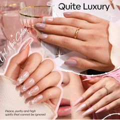 modelones milky white nail polish: creamy tone for soft natural looking nails.