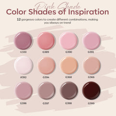 Modelones nude pink brown tones collection provides chic all-season shades