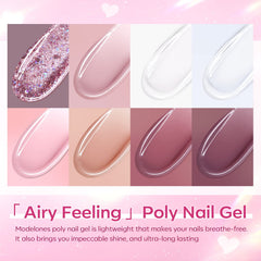 Modelones nail forms and rhinestones support creative nail art and secure extensions.