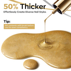 Modelones shorter ferrule reduces gel buildup during detailing