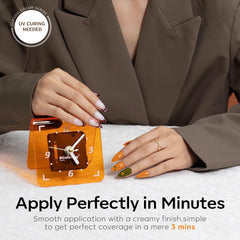 Modelones top coat matte finish creates sophisticated textured look