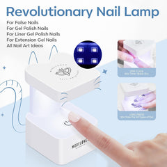 Modelones UV/LED lamp ready for quick gel cures on the go