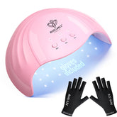 Modelones UV light 48W nail lamp for rapid gel curing and even polish