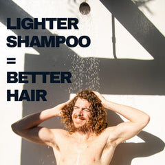 Modern Mammals Light Shampoo Bar on hand demonstrates compact travel-friendly design for daily use.