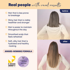 Moerie Hair Care Set packaging showing three products in one bundle