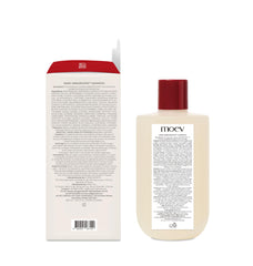 MOEV ANNURCATIN Shampoo pour highlights refreshing cleanse for scalp comfort.