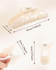 Molans non-slip teeth claw clip demonstrates reliable hold for thick or fine hair daily.