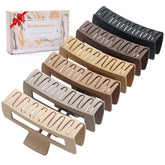 Molizummy 5inch XL hair clip closed shows secure hold for thick hair.