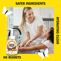 Molly's Suds foaming hand soap with aloe and coconut oil close-up