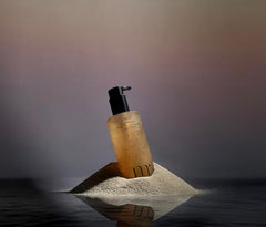 Molvany LHA CIS Gel Cleanser foam closeup illustrating gentle exfoliation in action.