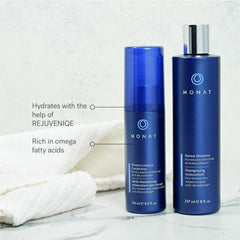 MONAT Balance Restore Leave-In frizz-control close-up reduces flyaways