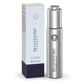 MONAT REJUVENIQE Oil bottle close-up highlighting 13+ oils for hydration.