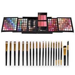 Moobirlet teen beginner makeup kit palette with 177 colors for versatile day-to-night looks.