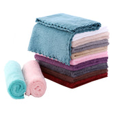 MOONQUEEN microfiber face cloths fast drying 12-pack multicolor for quick makeup removal