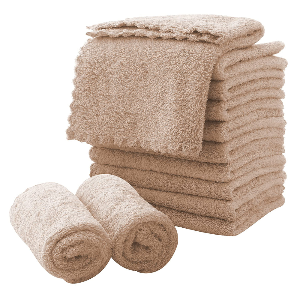 MOONQUEEN microfiber face cloths pack for quick makeup removal and gentle exfoliation.
