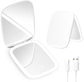 Mopis pocket-size mirror on the go for quick makeup touch-ups.