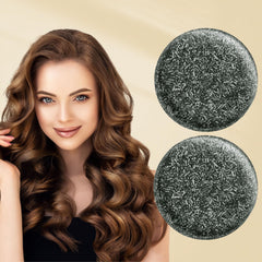 MoraZoge gray hair reverse bar soap lather provides a silky, clean feel.