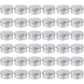 Moretoes 4oz aluminum tin with screw lid for secure candle and salve storage.