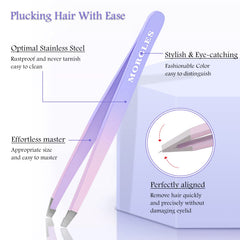 MORGLES 9-piece nail clippers kit with portable case for precise trimming