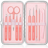 MORGLES Eyebrow Tweezers Set provides precise shaping for brows