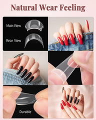 MORGLES nail files and cuticle fork for precise shaping and prep