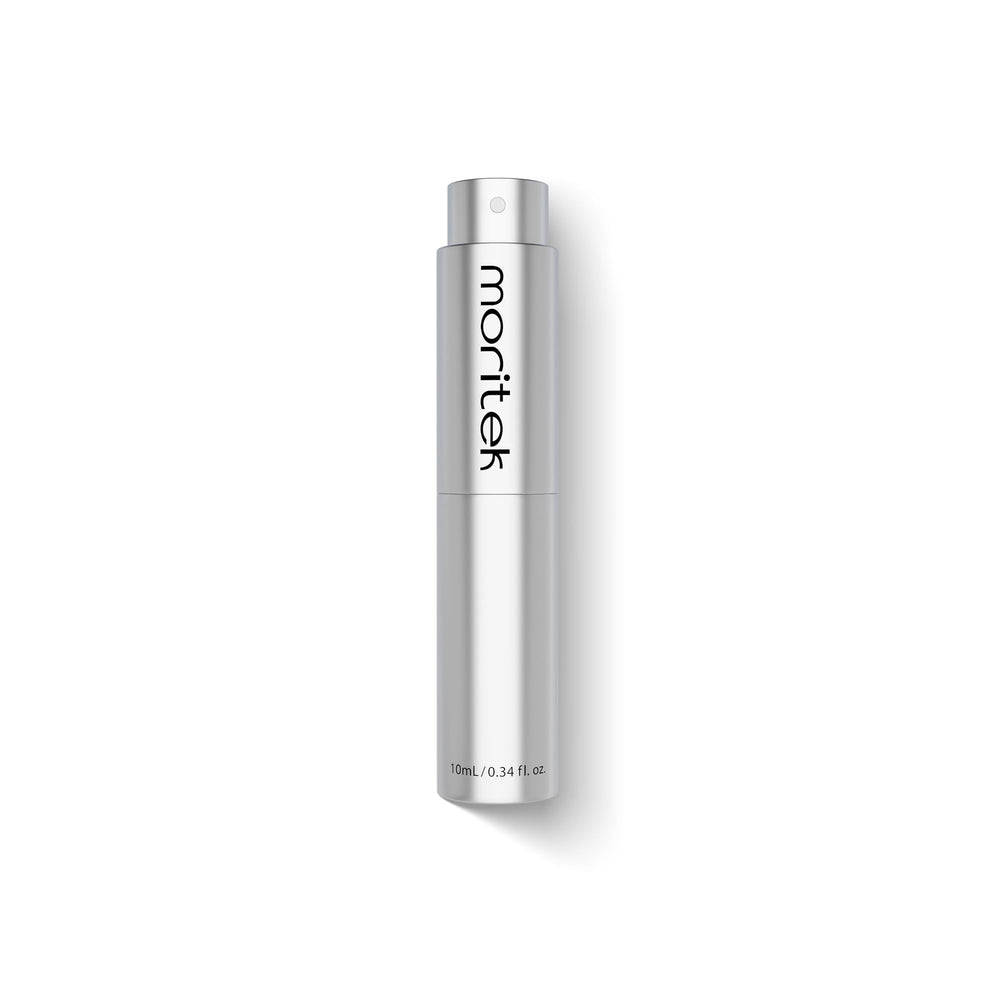 MORITEK Ultimate Mori-Lift Mist bottle pour showing quick hydration and firmness