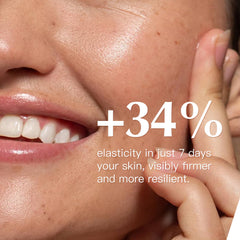 MORITEK Mori-Lift Mist close-up on skin showing smooth, plumped texture