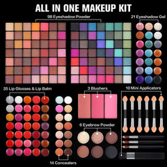 Morneca 177 Colors full-face palette open for seamless day-to-night looks.