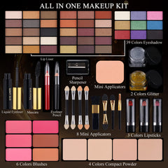 Morneca 58-color eyeshadow palette within all-in-one kit for versatile looks