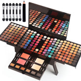 MORNECA women's makeup sets 190-colors palette cover; travel-friendly kit for on-the-go looks.
