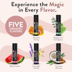 Moroccan Magic lip balm variety pack coconut almond delivers long-lasting moisture and tropical scent